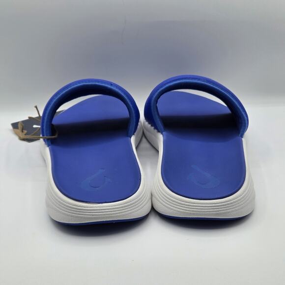 Olukai Men's Komo Slide Sandal Sunset Blue Size US 11 US/ EU 44 Premium Footwear - Picture 4 of 8